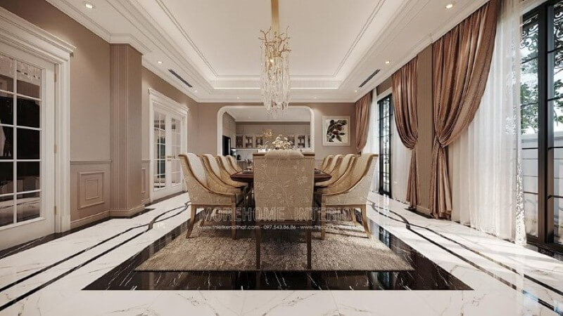 Thiết kế nội thất biệt thự Hải Phòng