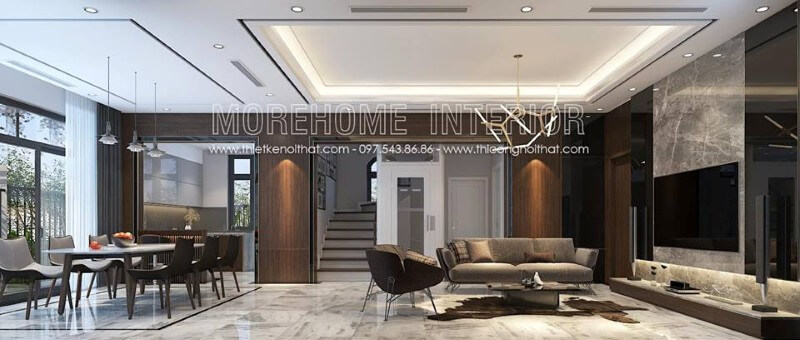 Thiết kế nội thất biệt thự Hải Phòng