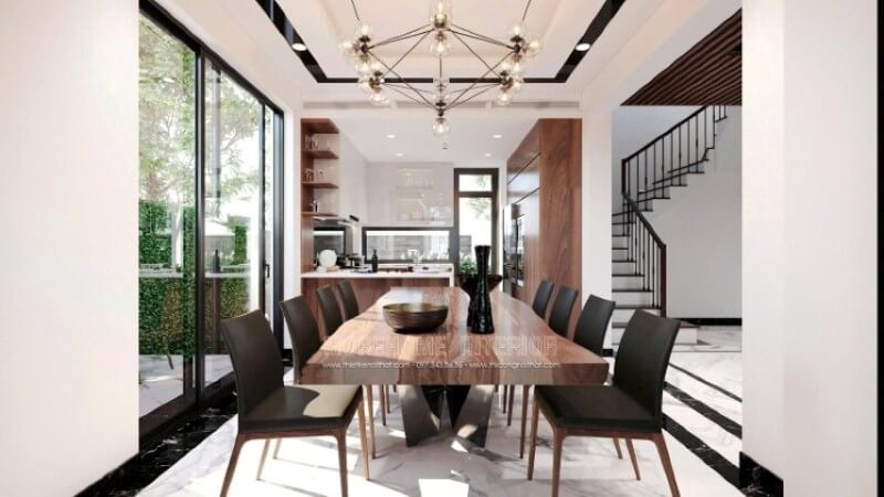 Thiết kế nội thất biệt thự đẹp, sang trọng
