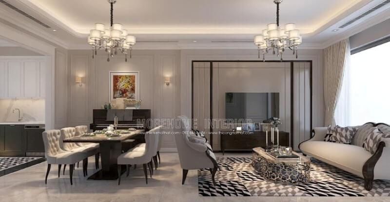 Thiết kế nội thất biệt thự đẹp, sang trọng