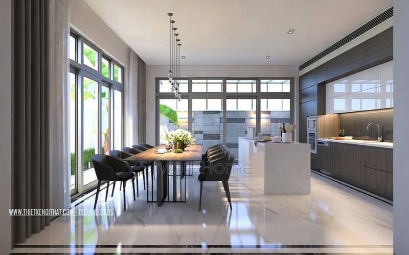 Thiết kế nội thất biệt thự đẹp, sang trọng