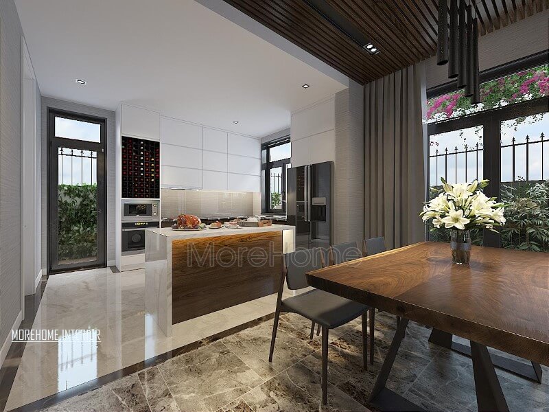 Thiết kế nội thất biệt thự đẹp, sang trọng