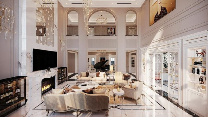 Thiết kế nội thất biệt thự tại Hà Nội