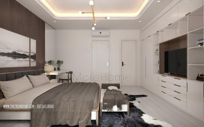 Trang trí nội thất phòng ngủ hiện đại đẹp cho nhà phố, biệt thự, chung cư. Thiết kế nội thất